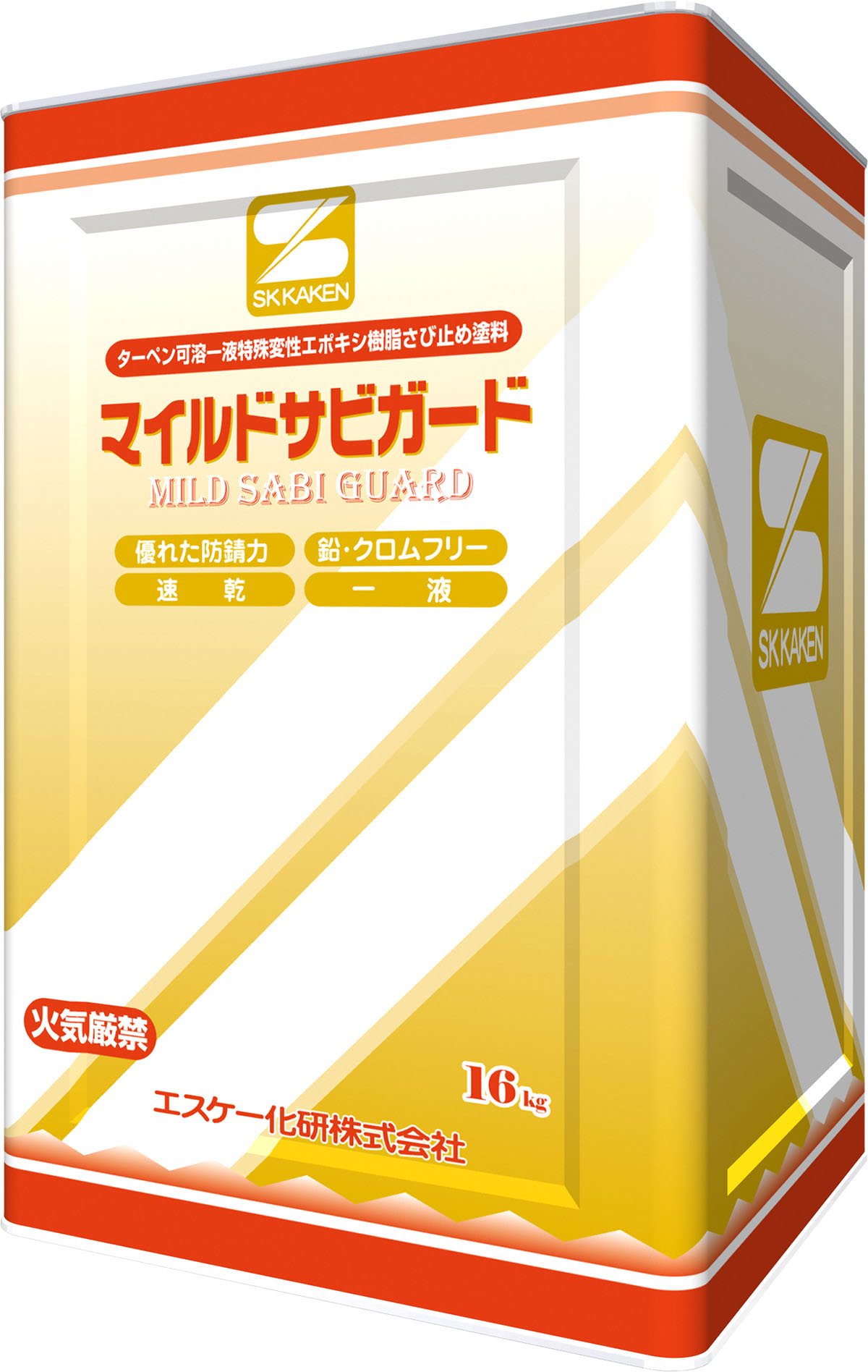 エスケー化研 マイルドサビガード 各色 16kg - 塗料、塗装